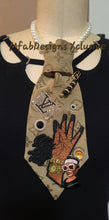 Load image into Gallery viewer, MfabDesigns Xclusive "Clock That Tie" Black