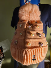 Load image into Gallery viewer, Little Girl Pretty in Pink Custom lined Beanie