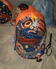 Load image into Gallery viewer, MfabDesigns Xclusive Lite/Denim Dark Trucker Bears Denim Remix Cap "All Cs"