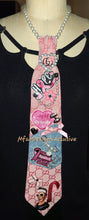 Load image into Gallery viewer, PINK and Denim "Pink Hope" Tie