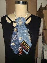 Load image into Gallery viewer, Double Denim "Faith" Tie