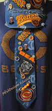 Load image into Gallery viewer, #Beardown Denim Remix Cap and Tie 2pc Set. MfabDesigns Xclusive