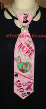 Load image into Gallery viewer, Pink and Green BCA Hope Tie