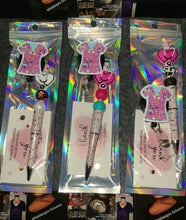 Load image into Gallery viewer, Custom Nurse Focal Pens &amp; Badgereels-Pink Set
