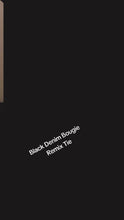 Load and play video in Gallery viewer, Black Denim Bougie Remix Tie
