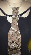 Load and play video in Gallery viewer, Brown Custom Inspired Tie as Shown
