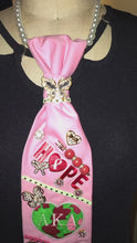 Load and play video in Gallery viewer, Pink and Green BCA Hope Tie
