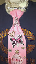 Load and play video in Gallery viewer, BUTTERFLY Pink Believe,Hope, Love Tie
