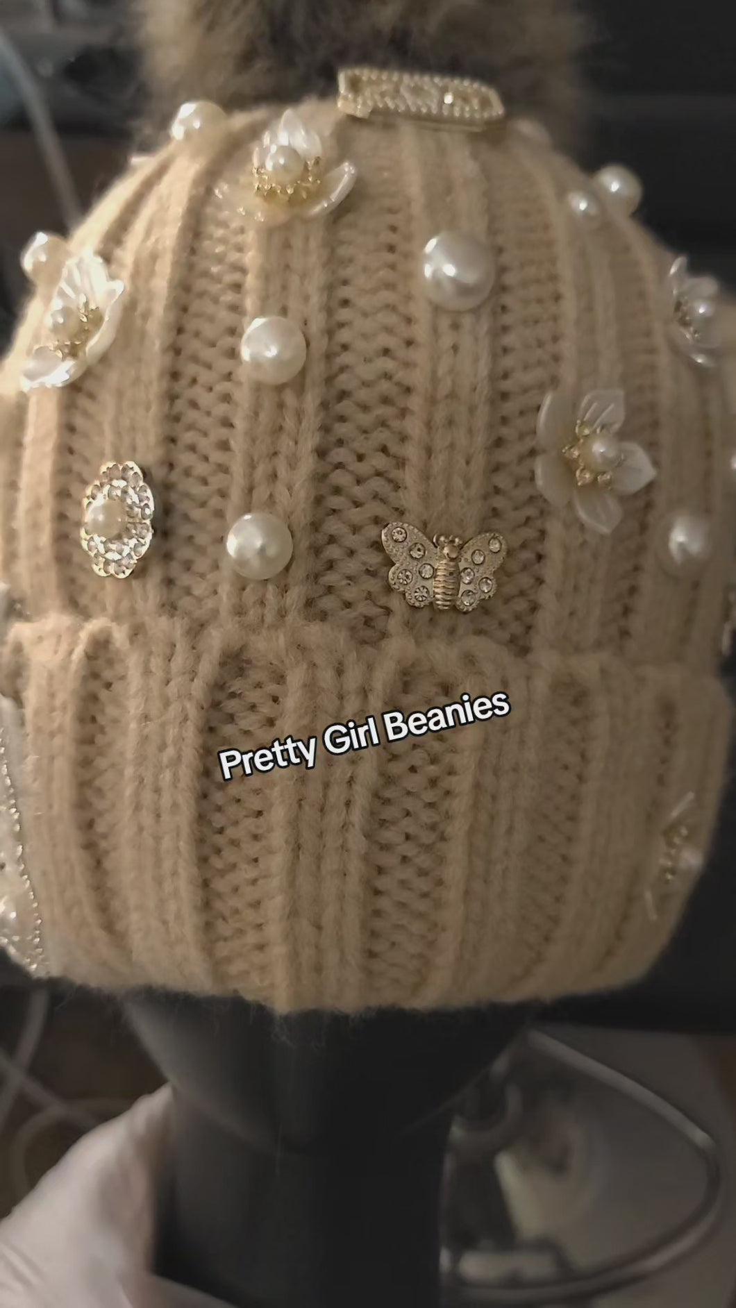 Custom Pretty Girl Beanie Set