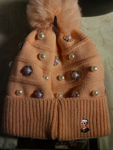Load image into Gallery viewer, Little Girl Pretty in Pink Custom lined Beanie
