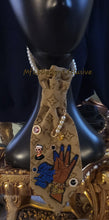 Load image into Gallery viewer, MfabDesigns Xclusive "Clock that" Fashion Tie Blue
