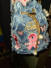 Load image into Gallery viewer, 2pc Denim Pink Survior Set
