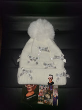Load image into Gallery viewer, Snow White Kids Bow Beanie

