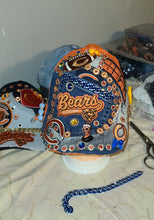 Load image into Gallery viewer, MfabDesigns Xclusive Lite/Denim Dark Trucker Bears Denim Remix Cap "All Cs"
