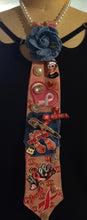 Load image into Gallery viewer, Pink Power Pink and Denim Tie
