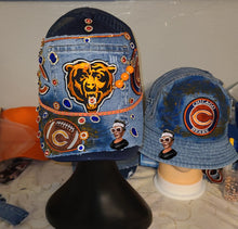 Load image into Gallery viewer, MfabDesigns Xclusive Beardown His/Hers Denim "Flash out" Set
