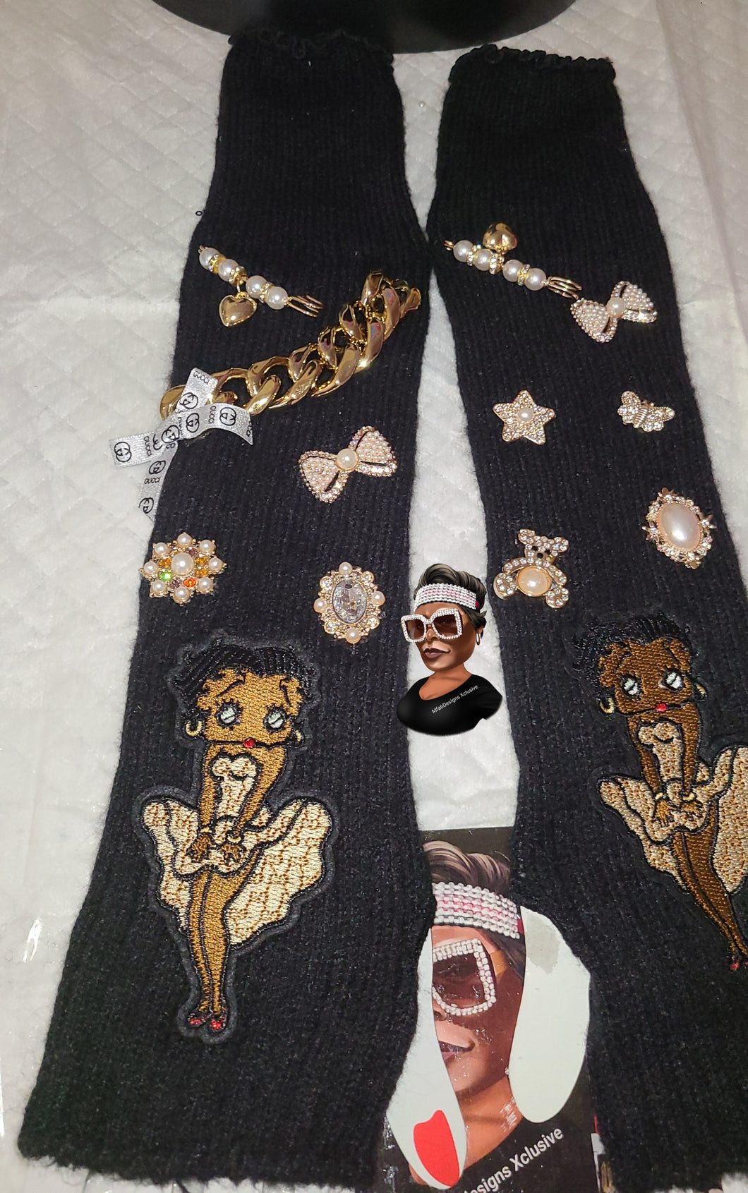 Long Betty G Handwarmers-Long