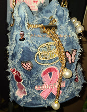 Load image into Gallery viewer, 2pc Denim Pink Survior Set
