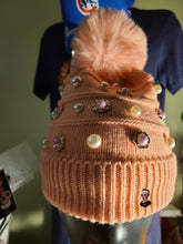 Load image into Gallery viewer, Little Girl Pretty in Pink Custom lined Beanie
