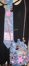 Load image into Gallery viewer, 2pc Denim Pink Survior Set
