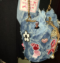 Load image into Gallery viewer, 2pc Denim Pink Survior Set
