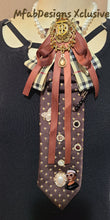 Load image into Gallery viewer, MfabDesigns Xclusive "Brown Royalty" Tie
