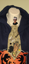 Load image into Gallery viewer, MfabDesigns Xclusive "Clock that" Fashion Tie Black
