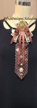 Load image into Gallery viewer, MfabDesigns Xclusive "Brown Royalty" Tie
