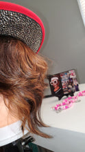 Load image into Gallery viewer, Red Top/Gunmetal Bottom Fedora
