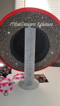 Load image into Gallery viewer, Red Top/Gunmetal Bottom Fedora

